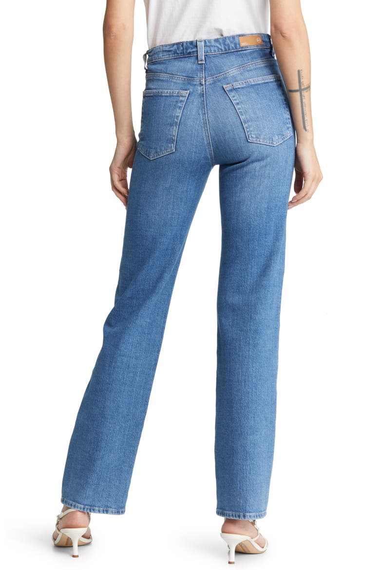 Alexxis High Waist Straight Leg Jeans, Alternate, color, VP PARAMOUNT