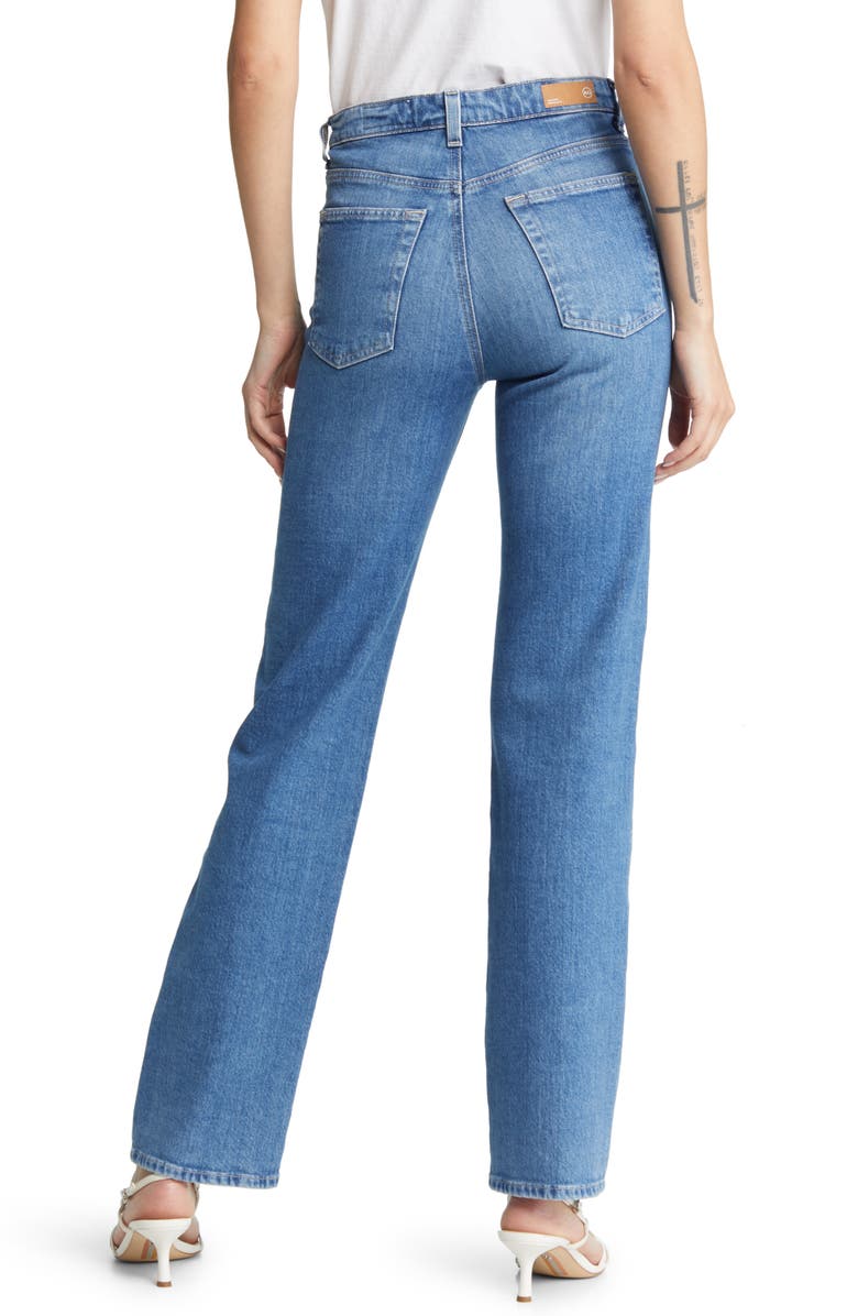 AG Alexxis High Waist Straight Leg Jeans, Alternate, color, Vp Paramount