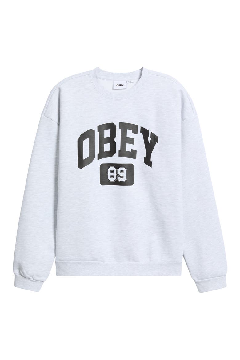 Academy Graphic Sweatshirt, Alternate, color, ASH GREY