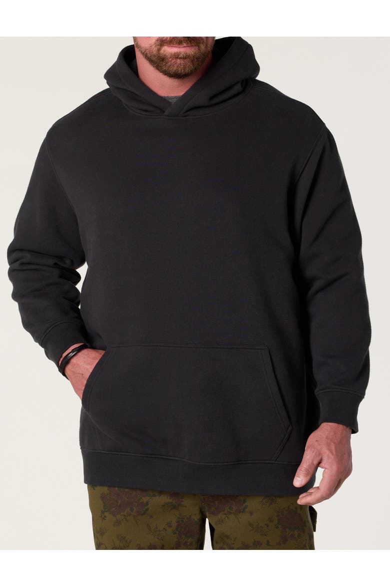 Big & Tall Broken-In Fleece Hoodie, Main, color, MOONLESS NIGHT