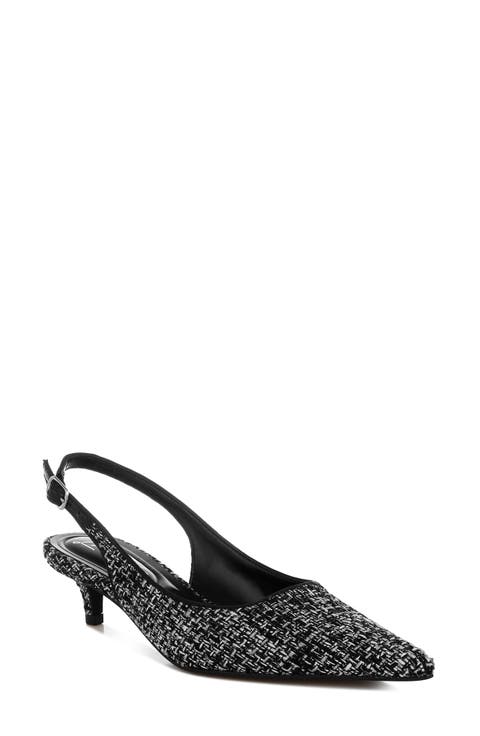 Zehra Bouclé Slingback Pump (Women)