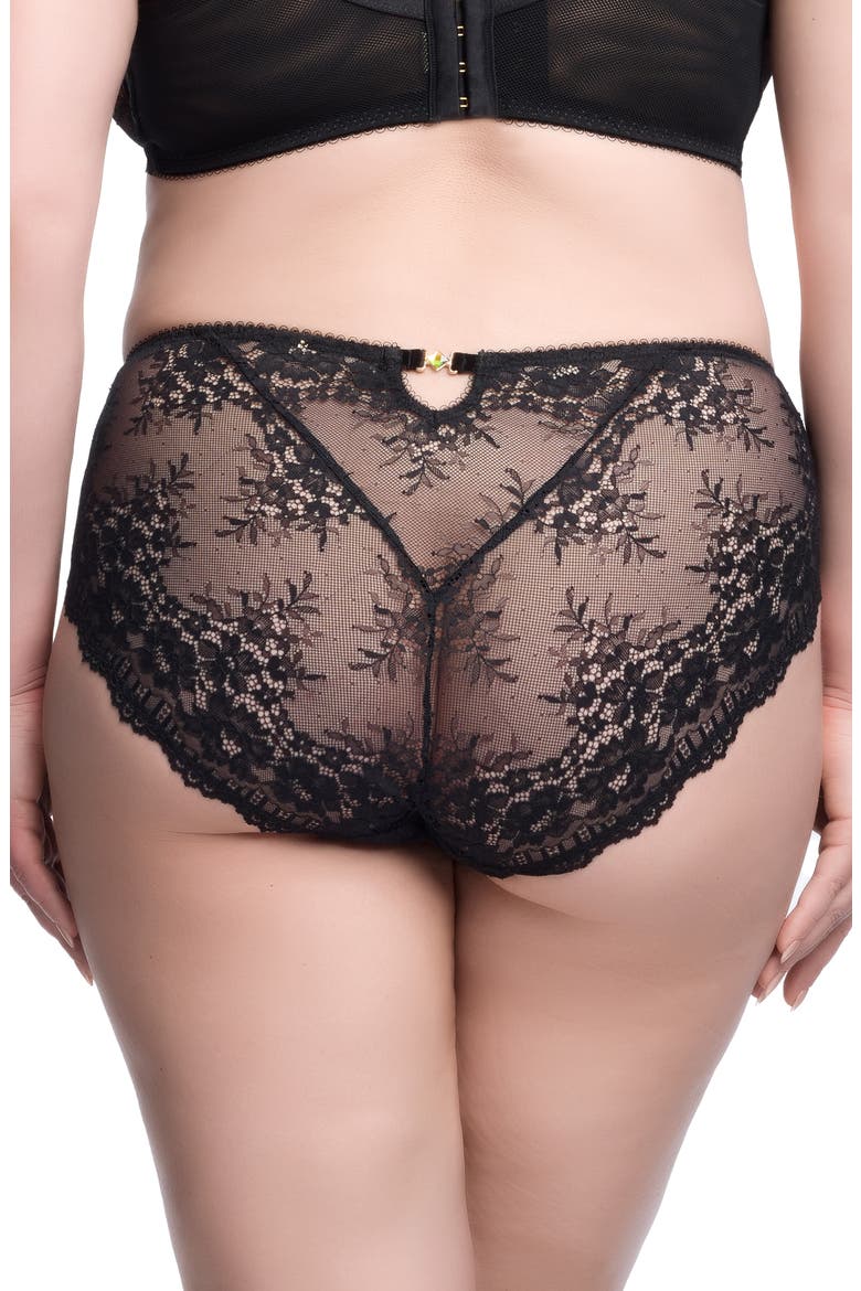 Floradora High Cut Briefs, Alternate, color, BLACK