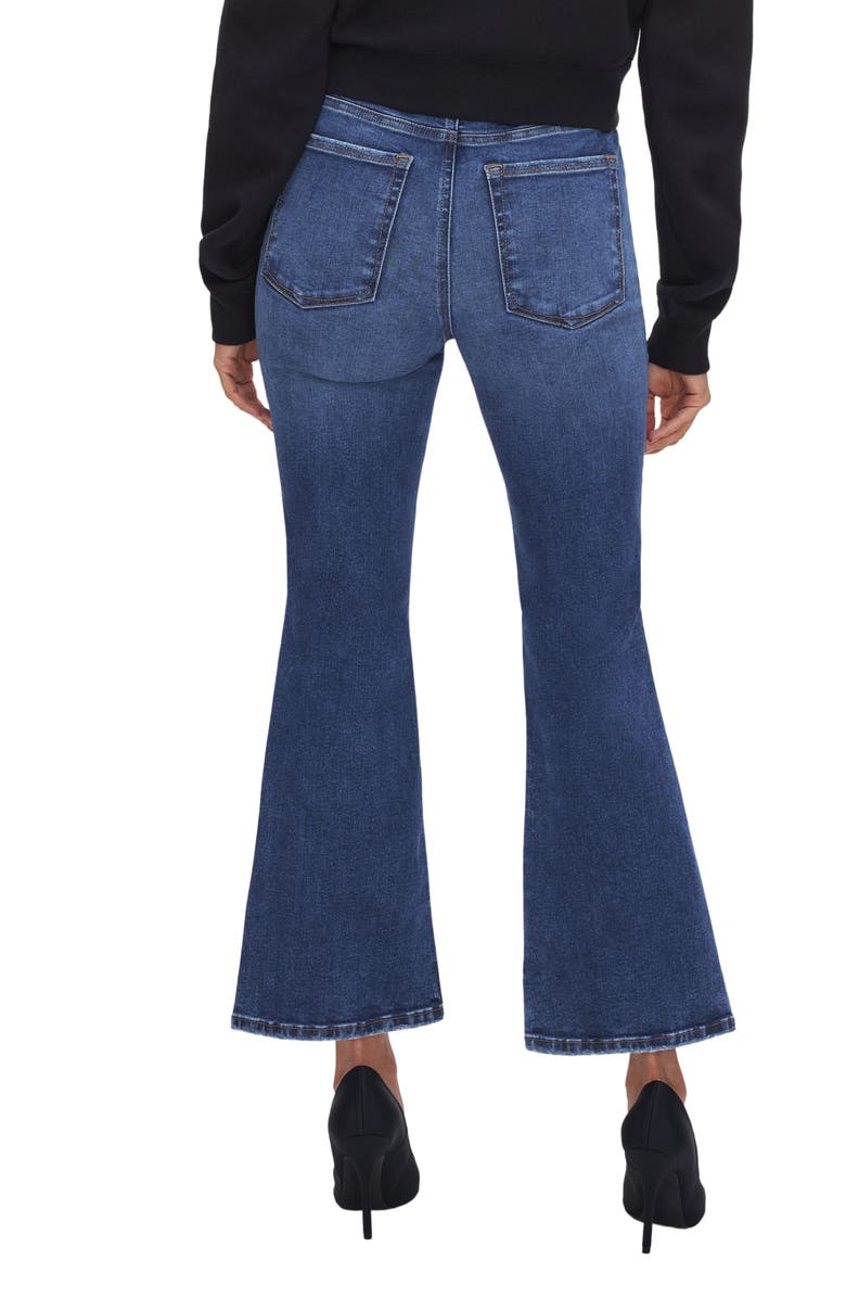 Good American Always Fits Good Legs High Waist Crop Bootcut Jeans, Alternate, color, Indigo520