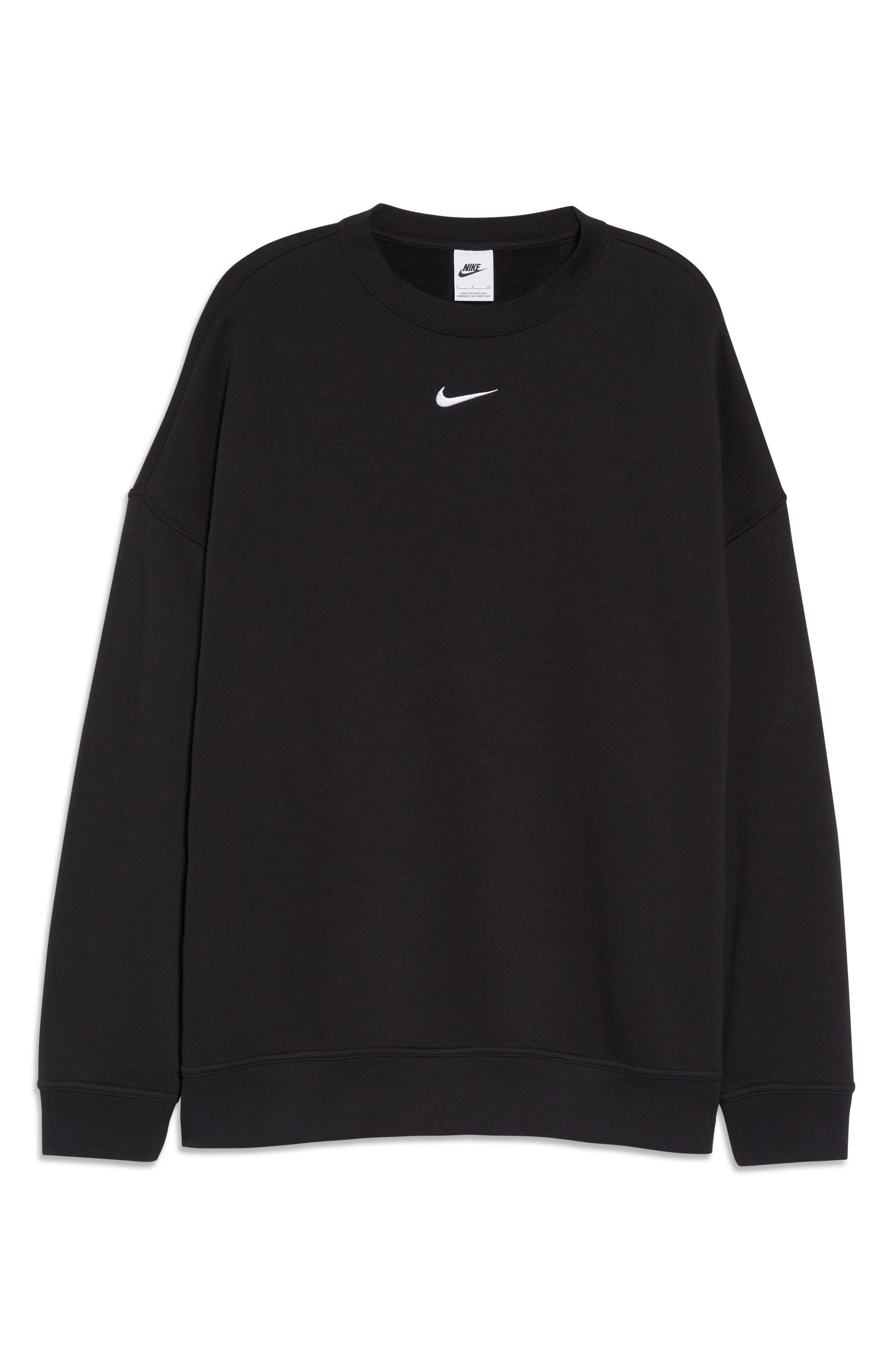 sportswear collection essentials oversize fleece crew sweatshirt