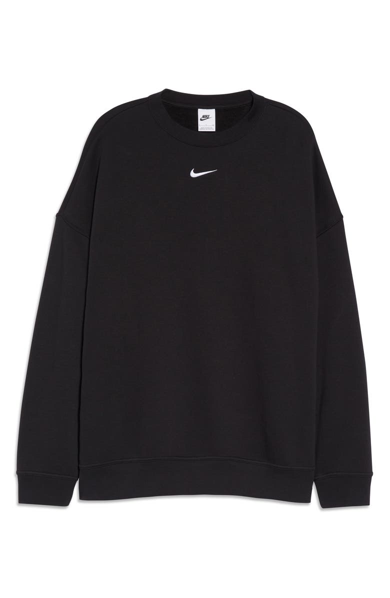 Nike Sportswear Collection Essentials Oversize Fleece Crew Sweatshirt, Alternate, color, 