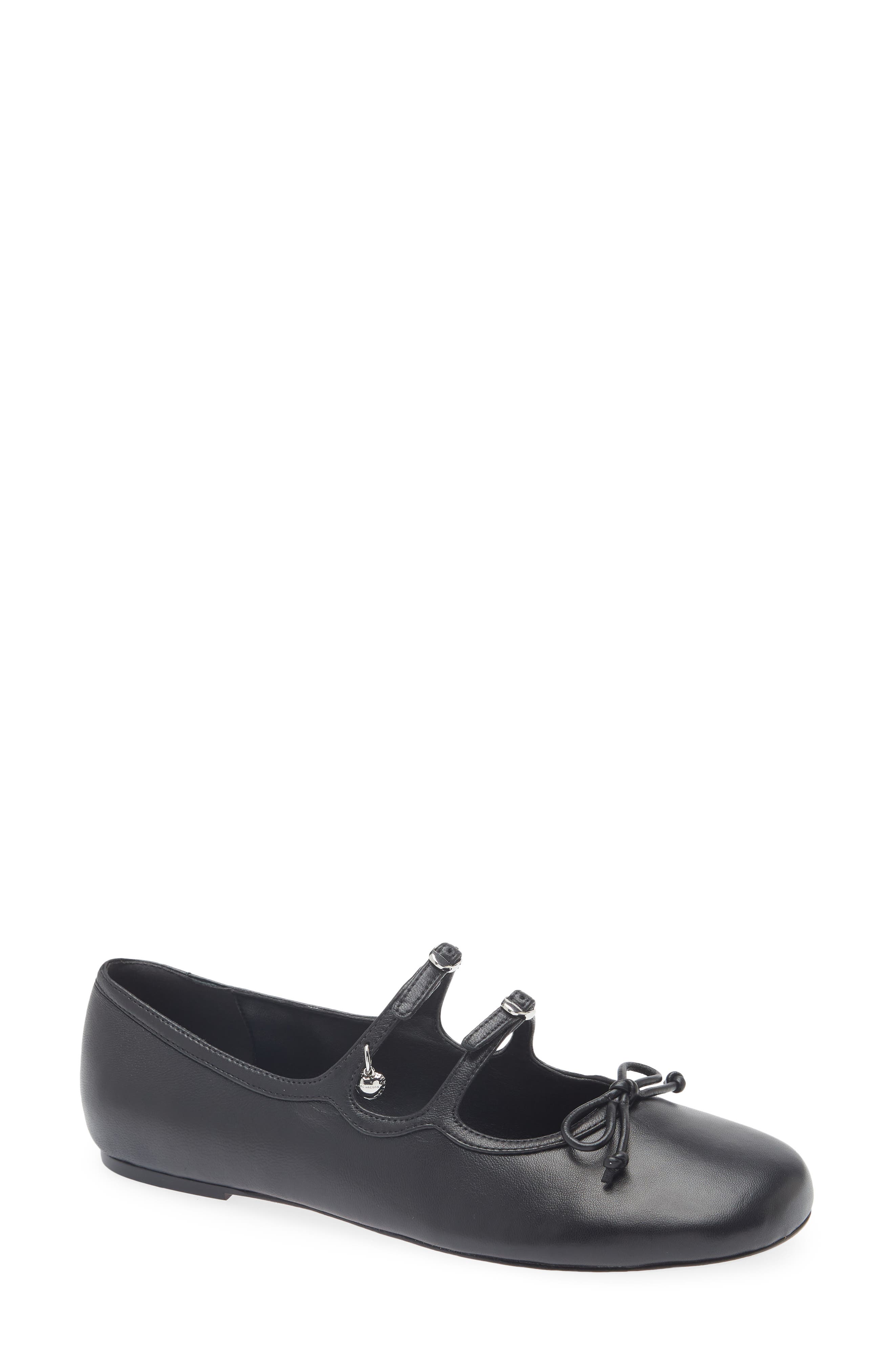Marc Jacobs The Kiki Ballet Flat, Main, color, Black