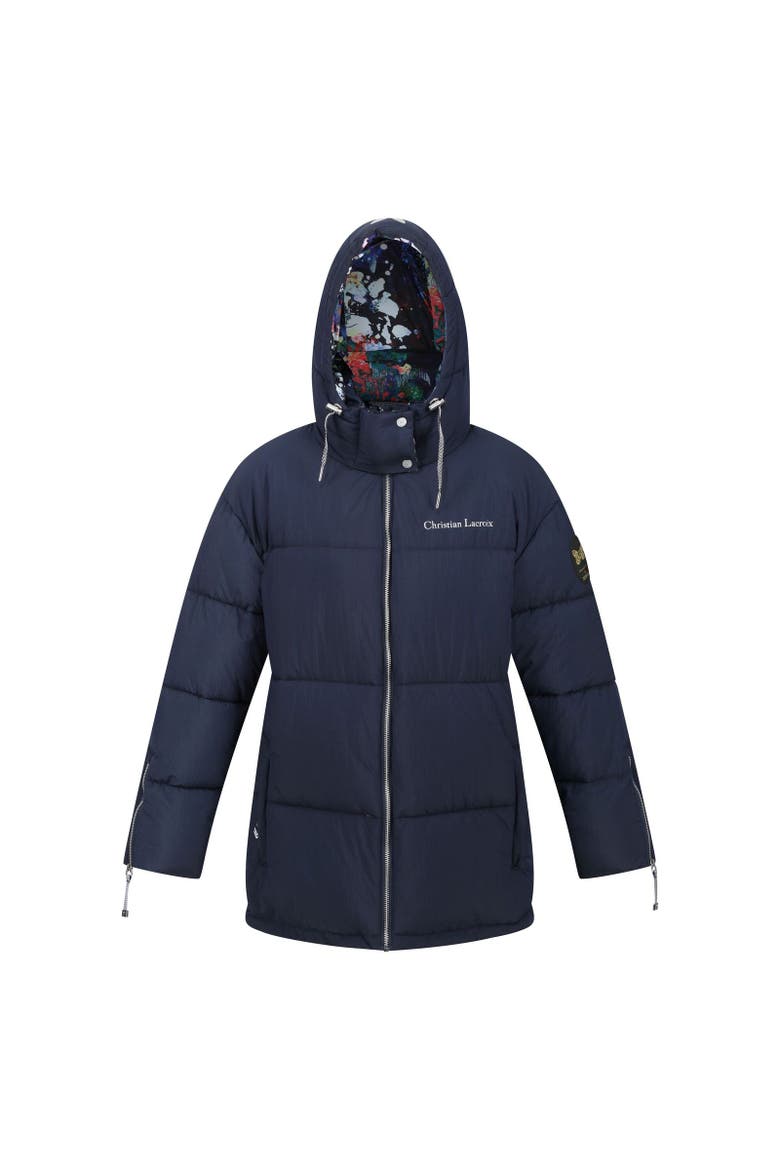 Christian Lacroix Gallican Baffled Padded Jacket, Main, color, Navy