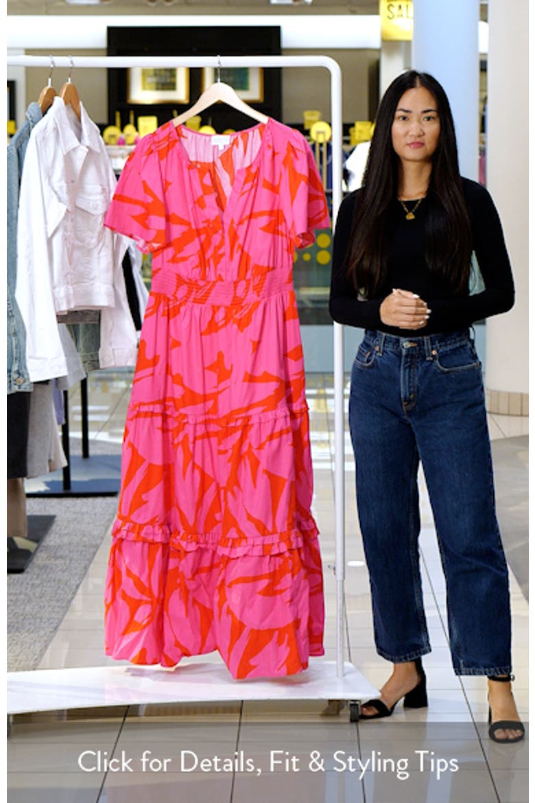Jolene Print Tiered Maxi Dress video