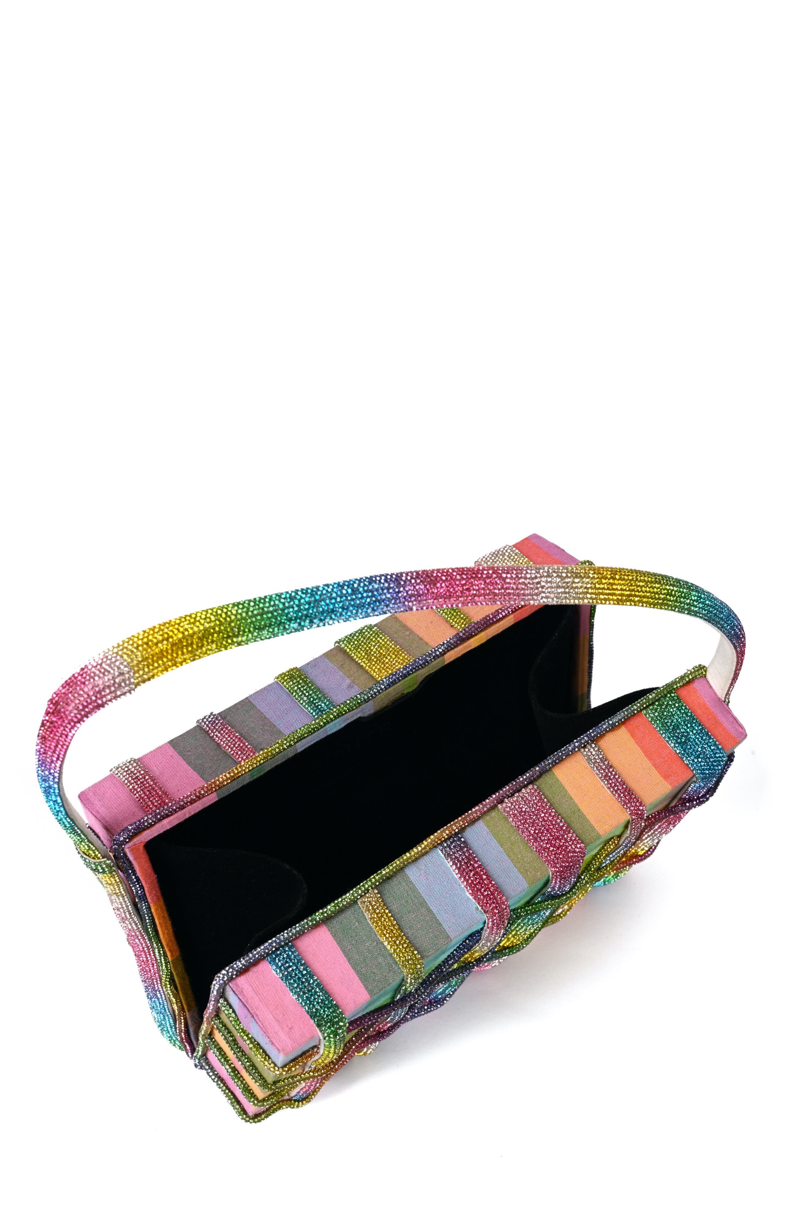 Simitri Rainbow Etoile Clutch, Alternate, color, Multi