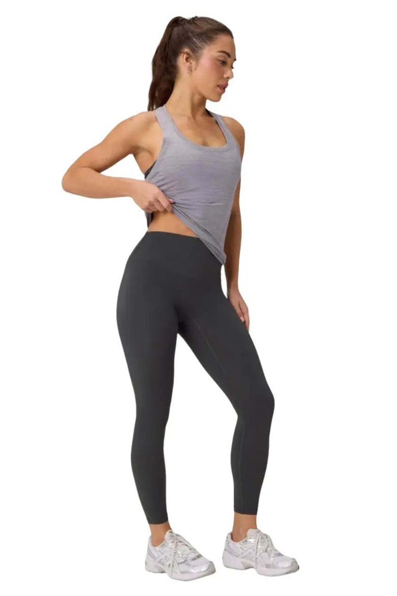 Feather Tech+ Racerback Tank, Alternate, color, Classic Grey Heather