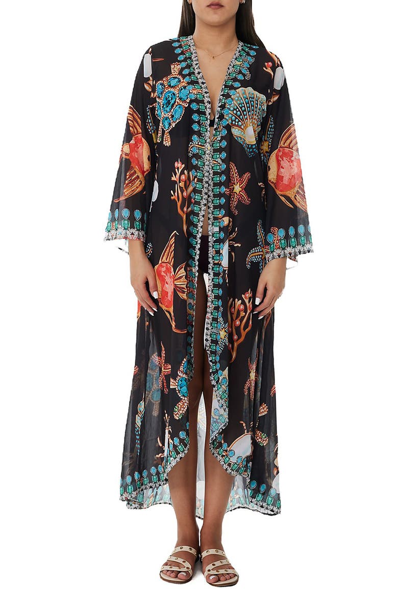 Starfish Duster, Main, color, BLACK