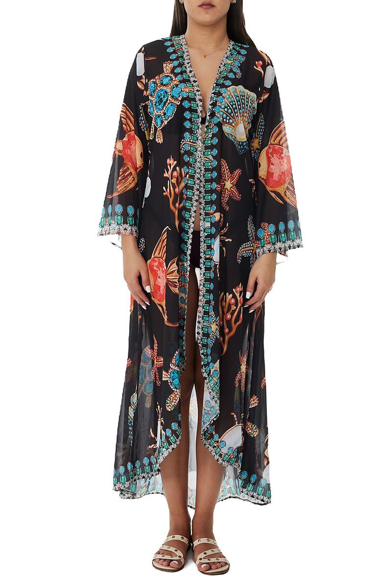 RANEES Starfish Duster, Main, color, Black