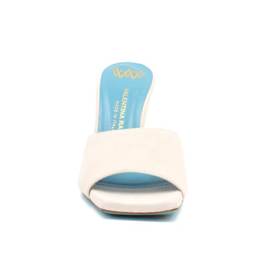 Valentina Rangoni Laura Slide Sandal In Marmo Cashmere