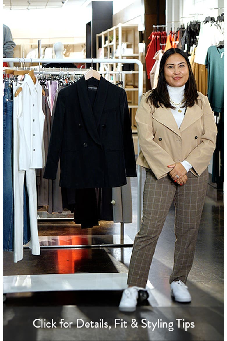 Relaxed Fit Double Breasted Cupro Blazer video