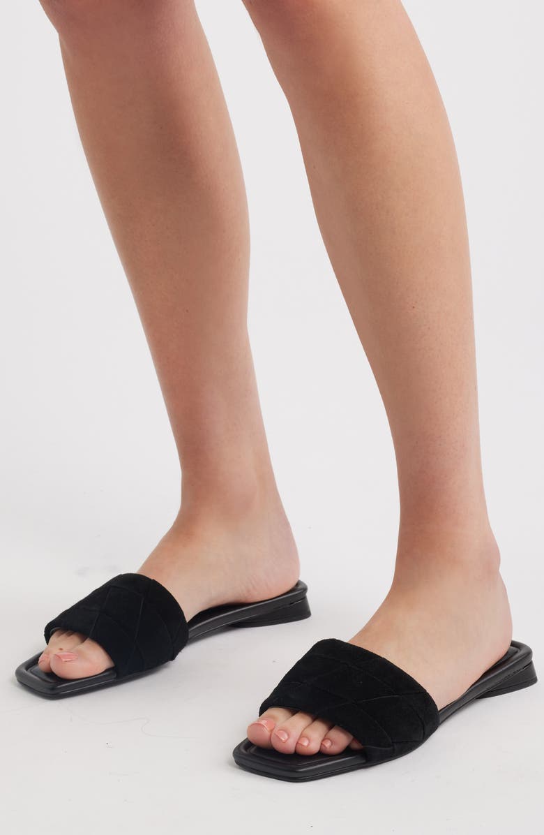 Nordstrom Brynn Slide Sandal, Alternate, color, Black