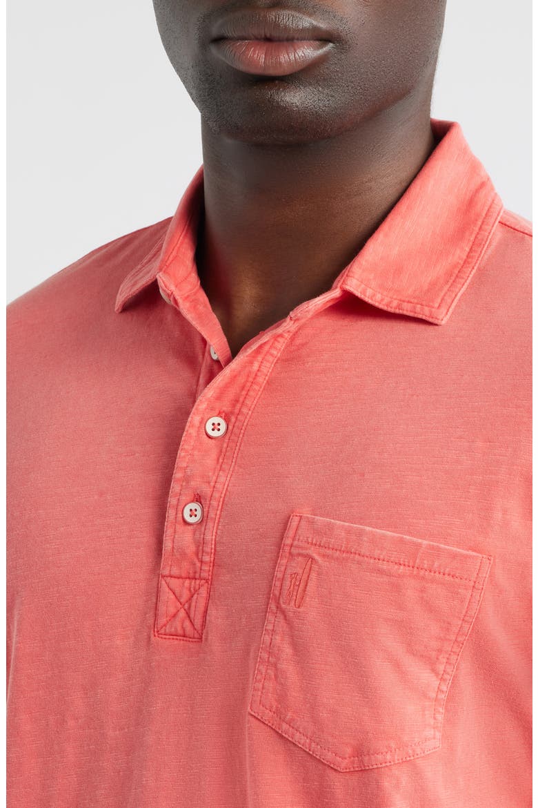 Coastal Wash Original Pocket Polo, Alternate, color, CRANBERRY