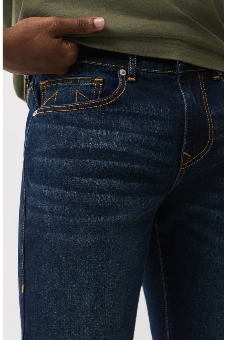 Ricky Straight Leg Jeans, Alternate, color, DARK MAHOGANY WOOD WASH