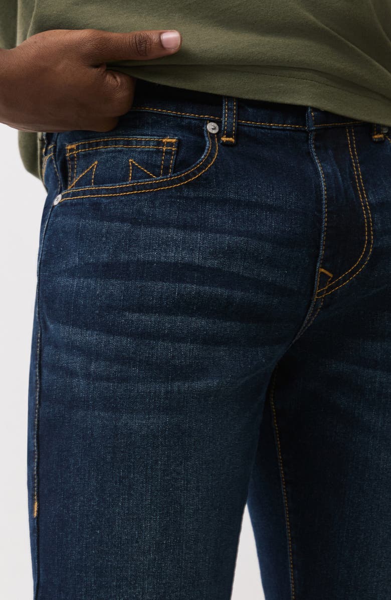 True Religion Ricky Straight Leg Jeans, Alternate, color, Dark Mahogany Wood Wash