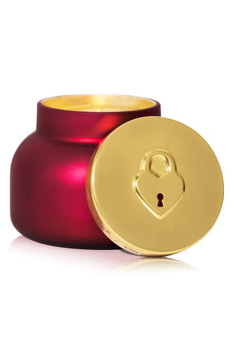 Pink Grapefruit & Prosecco Love Lock Signature Candle