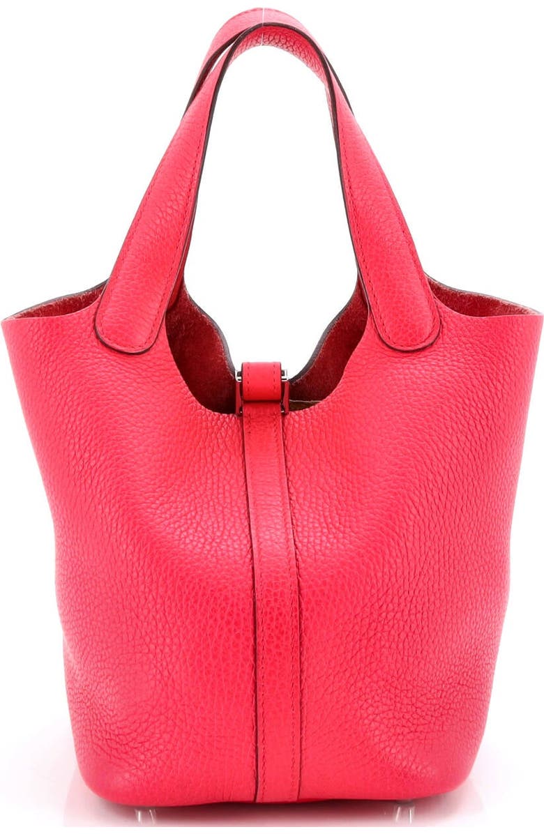 Pre-Owned Hermes Picotin Lock Bag Clemence PM, Alternate, color, Rose Extreme