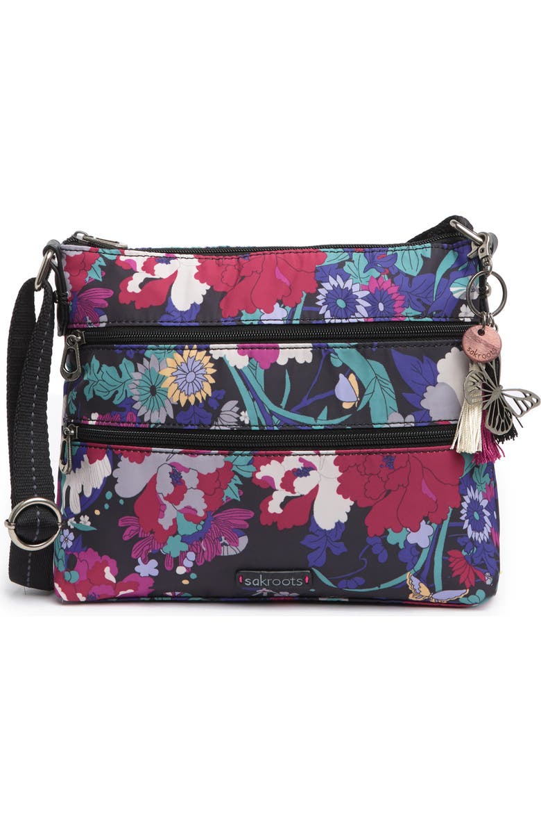 Sakroots Artist Circle Basic Crossbody Bag, Main, color,