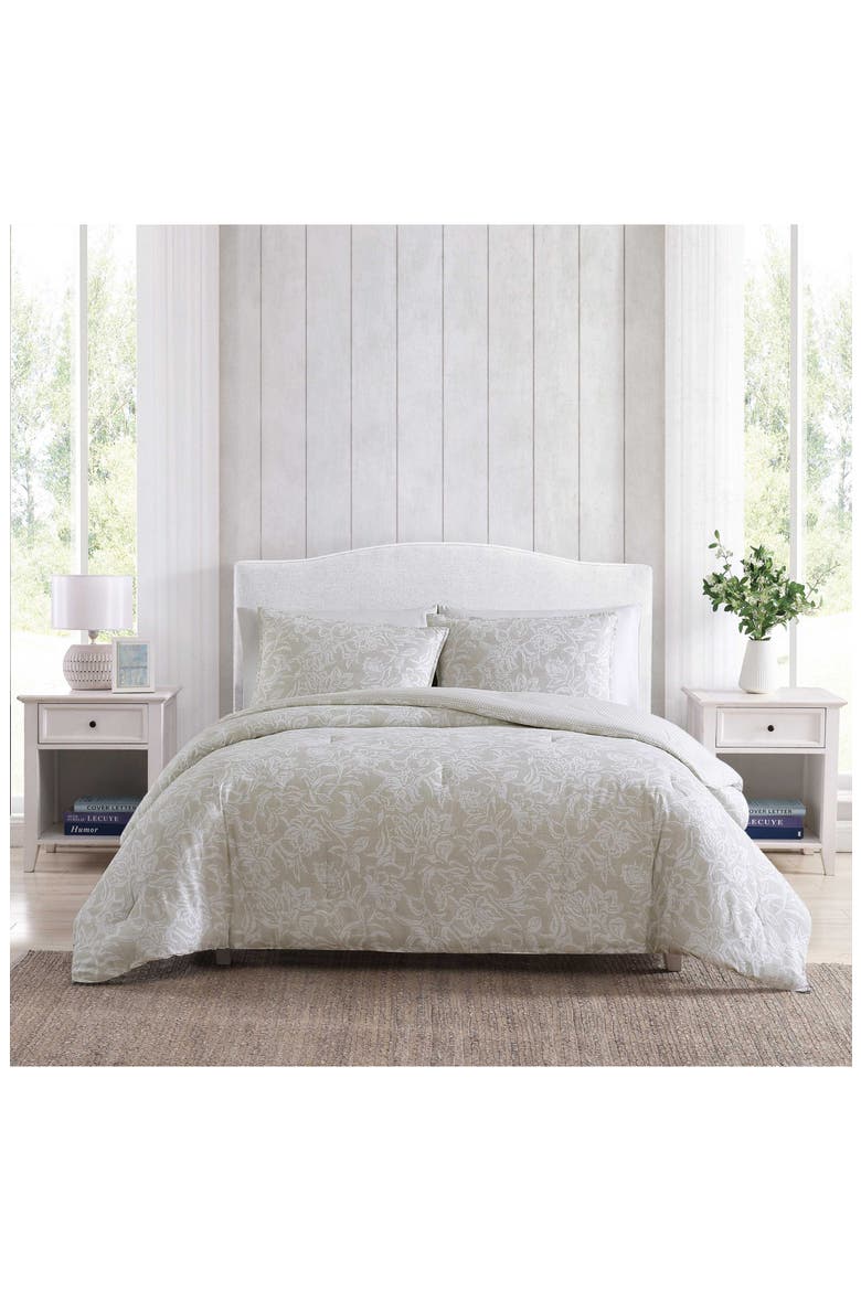 Tortola Cotton Comforter Set, Alternate, color, TWINE