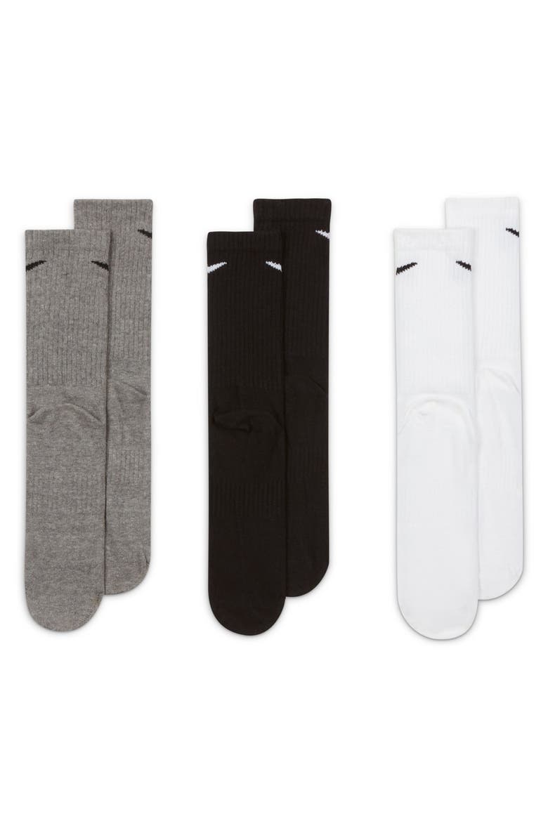 Nike Everyday Lightweight<br />Training Crew Socks - Pack of 3, Alternate, color, 964 Mltclr