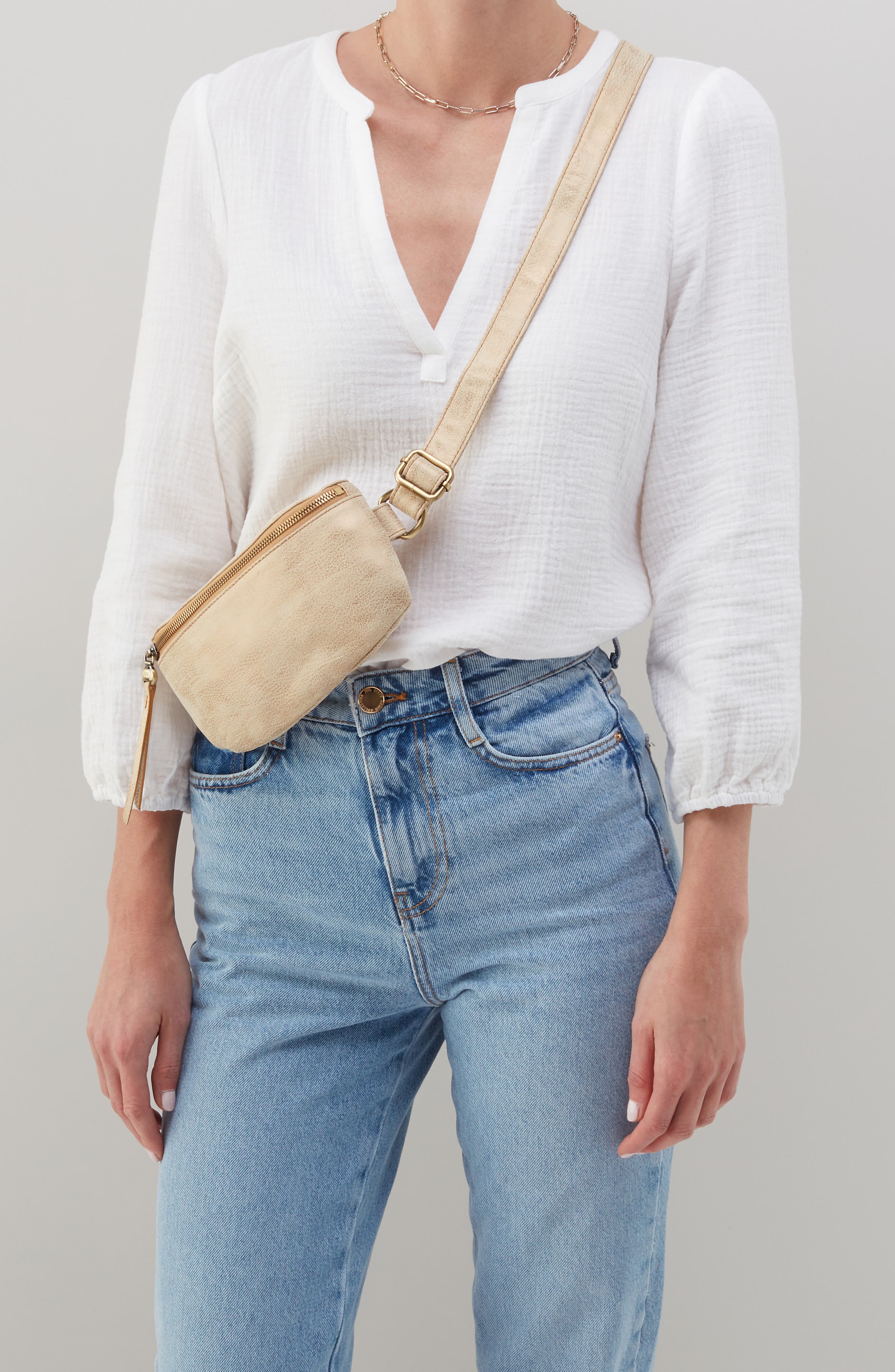 HOBO Fern Leather Belt Bag, Alternate, color, 