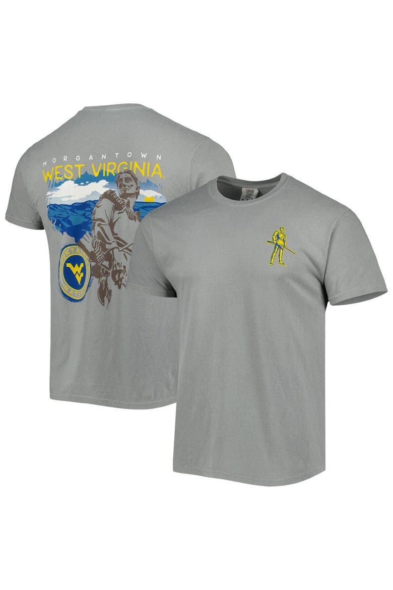 Men's Gray West Virginia Mountaineers Hyperlocal T-Shirt, Alternate, color, Gray