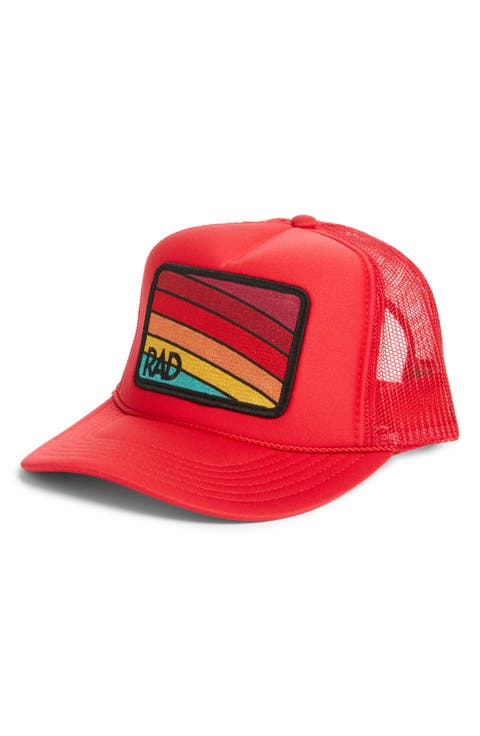 Rad Rainbow Patch Trucker Hat