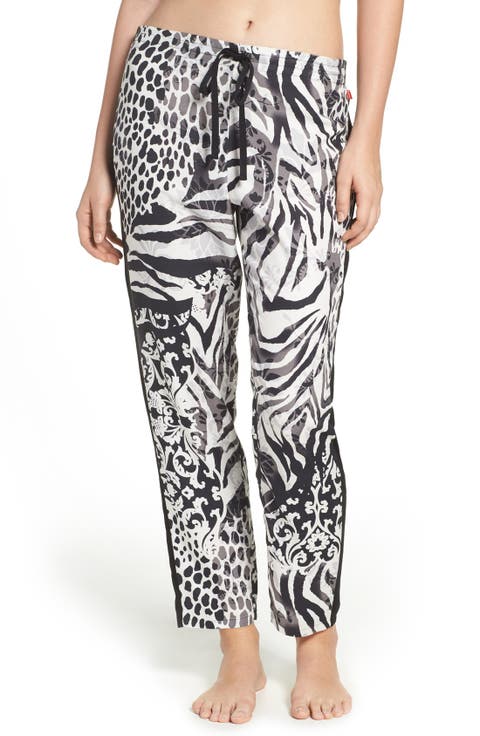 'Edgy Garden' Print Pajama Pants