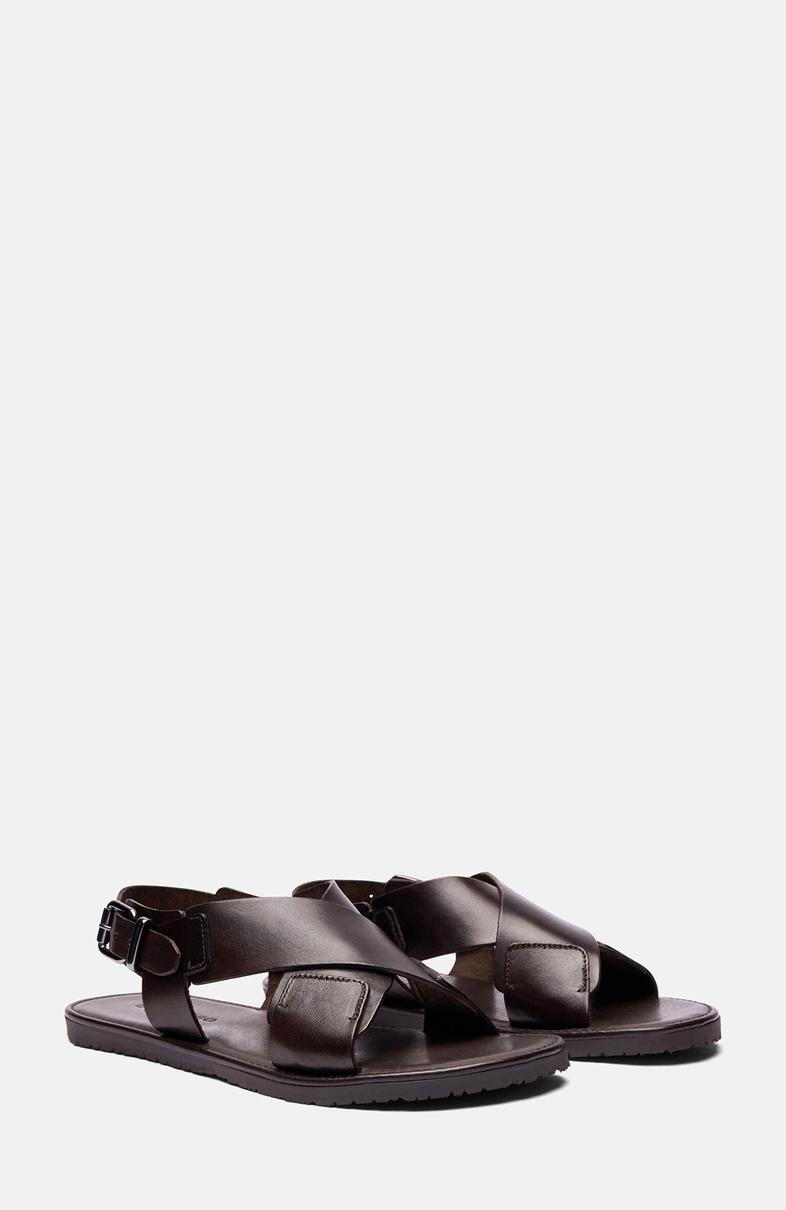 SCAROSSO Massimo Sandals, Main, color, Brown - Calf