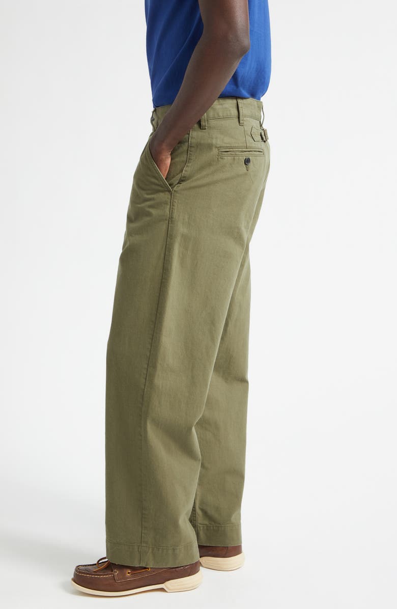 Noah Double Pocket Buckle Back Chinos, Alternate, color, Khaki