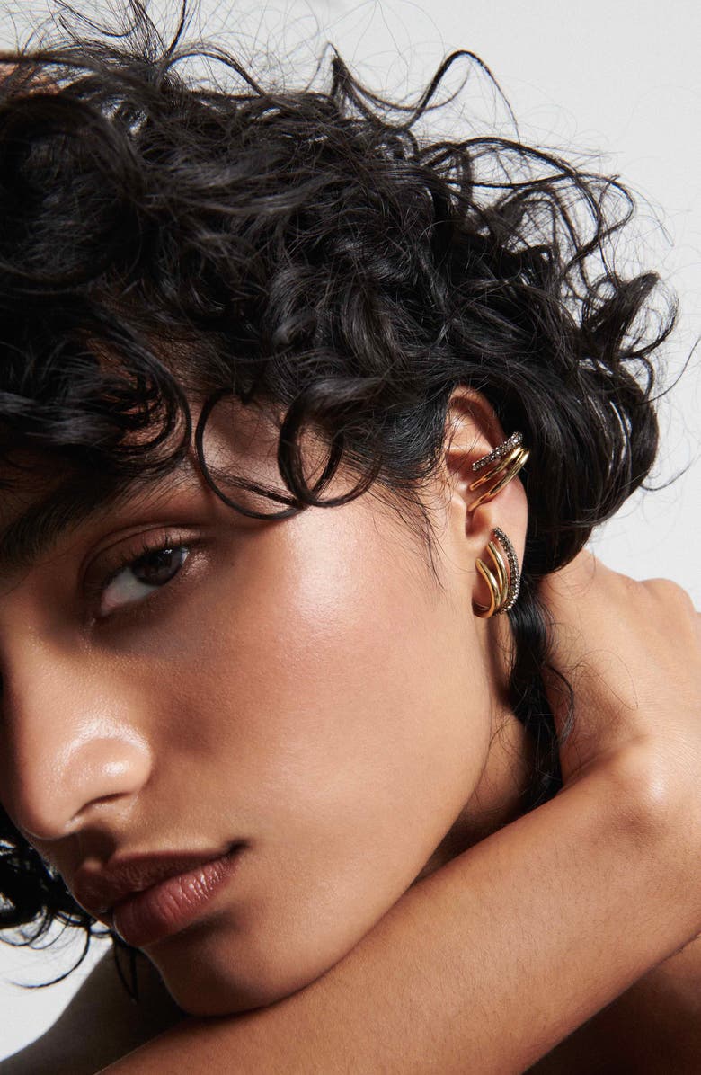 DEMARSON Whitley Stud Earring & Ear Cuff, Alternate, color,