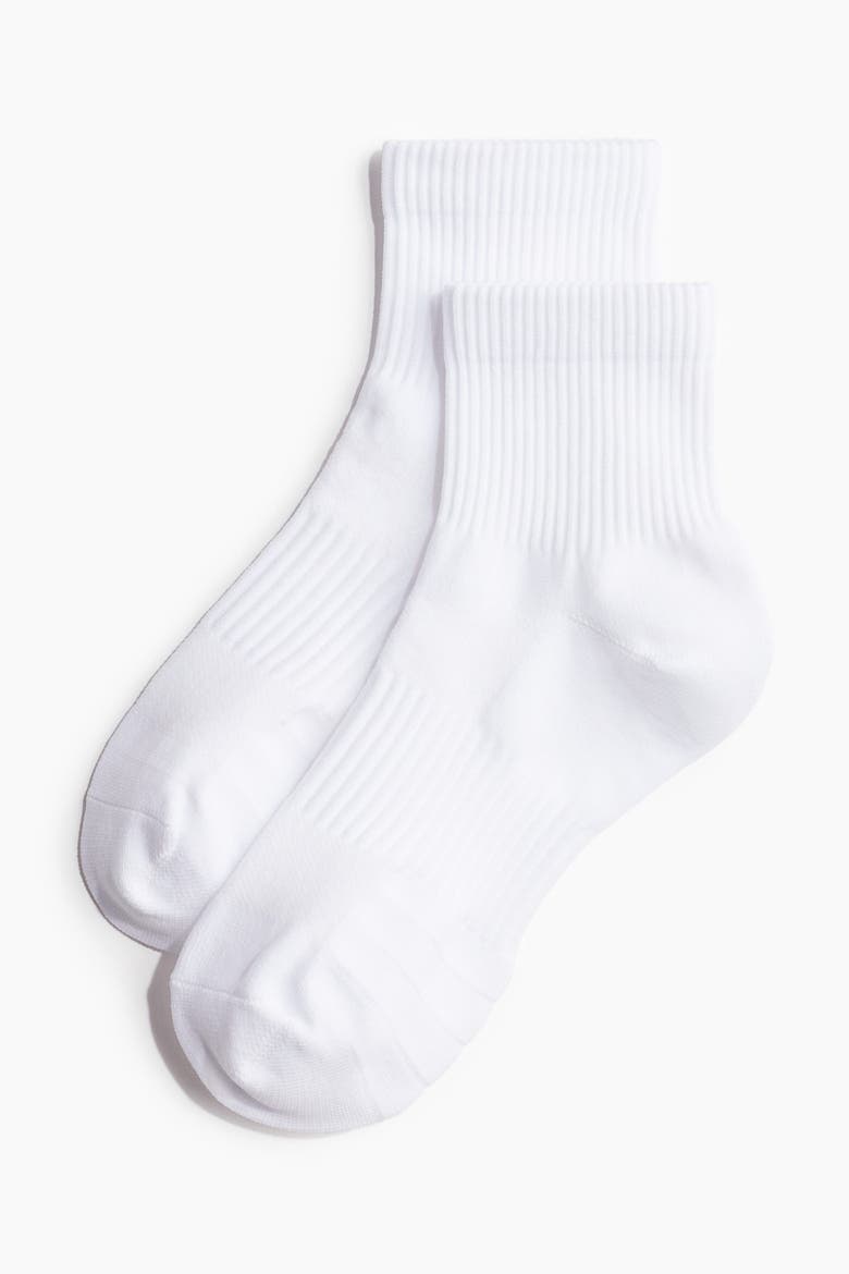 5-pack Sports Socks With Drymove, Alternate, color, White