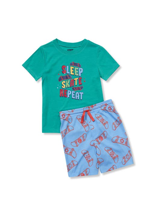 Boys Short Sleeve Tee and Shorts Pajama Set