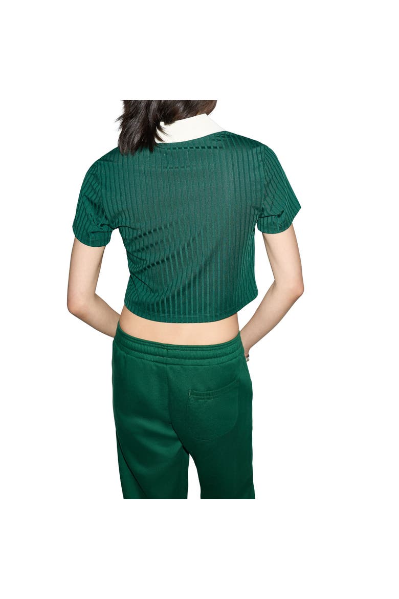 Crest Polo, Alternate, color, Creeping Forest