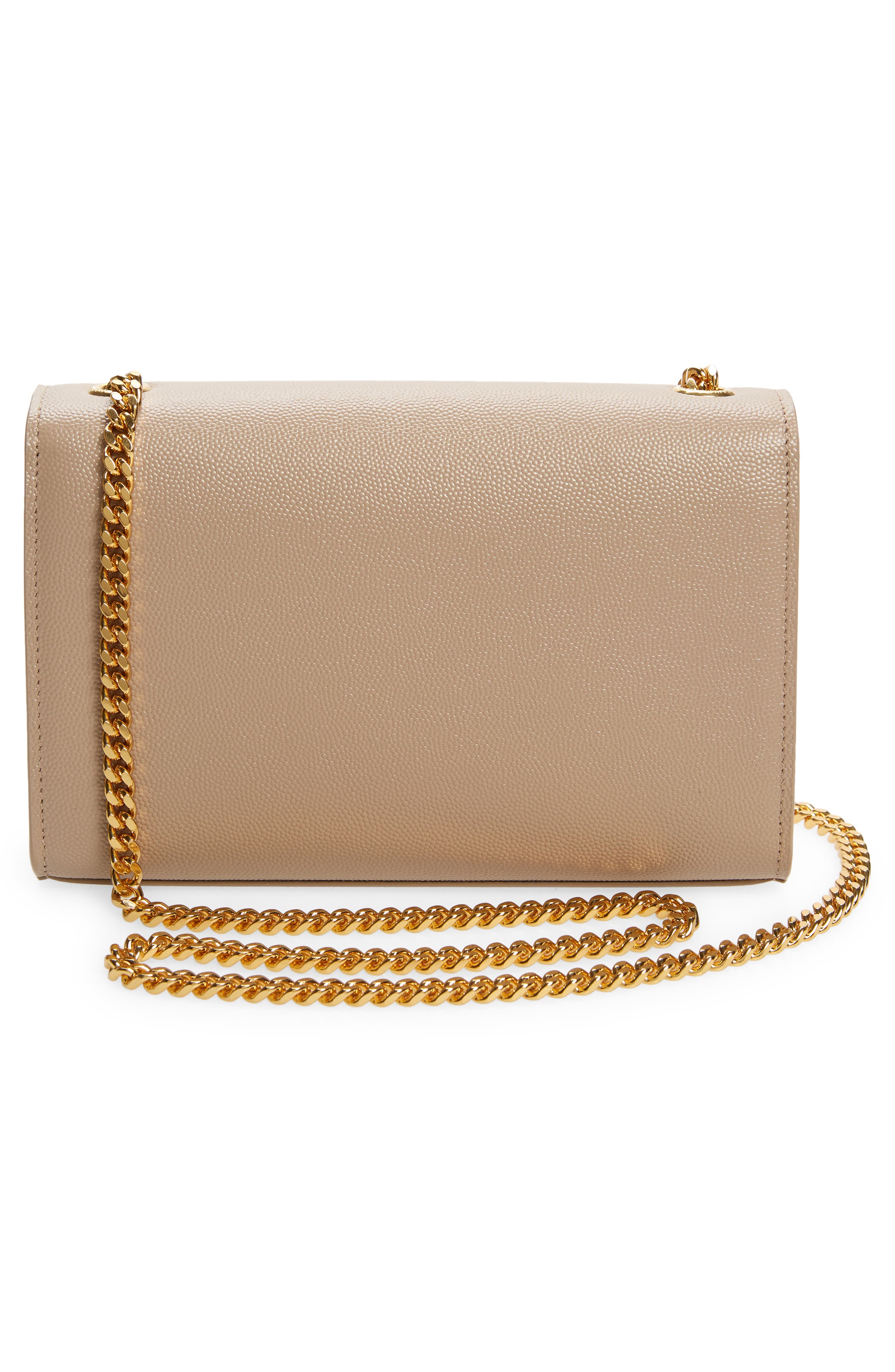 Saint Laurent Small Kate Leather Shoulder Bag, Alternate, color, 