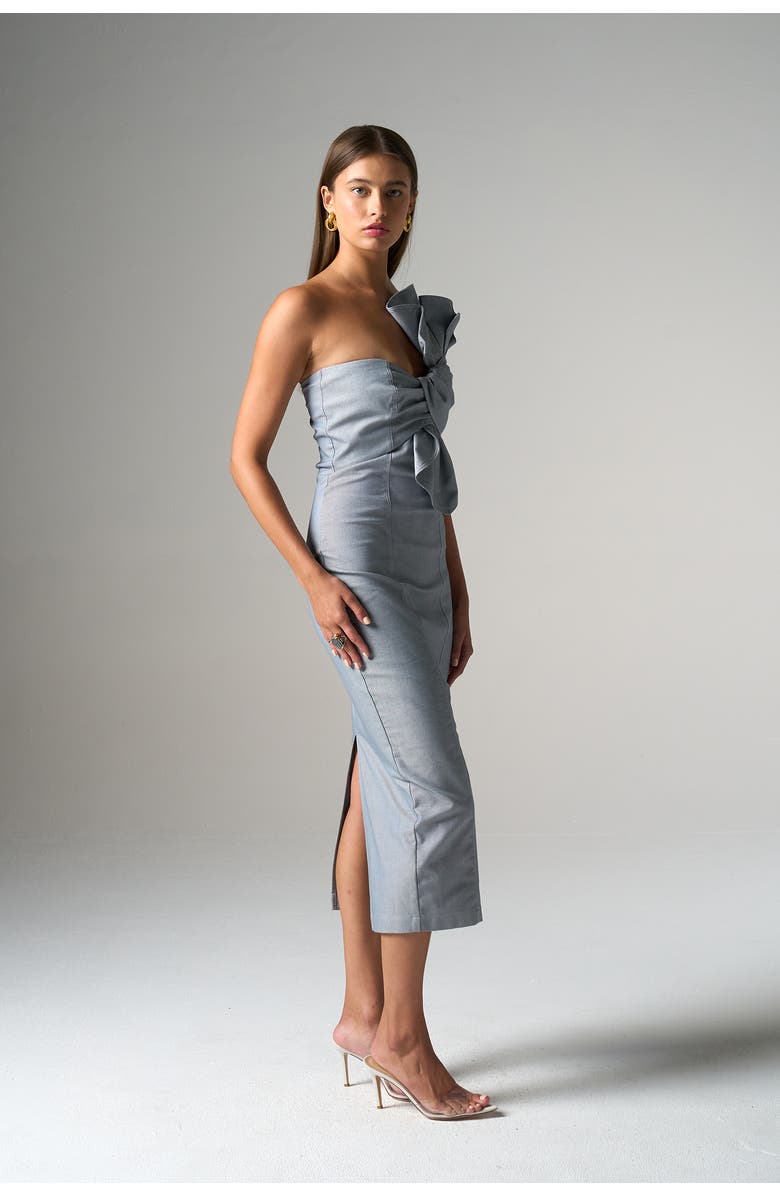 JBQ Ivana Dress, Alternate, color, Denim