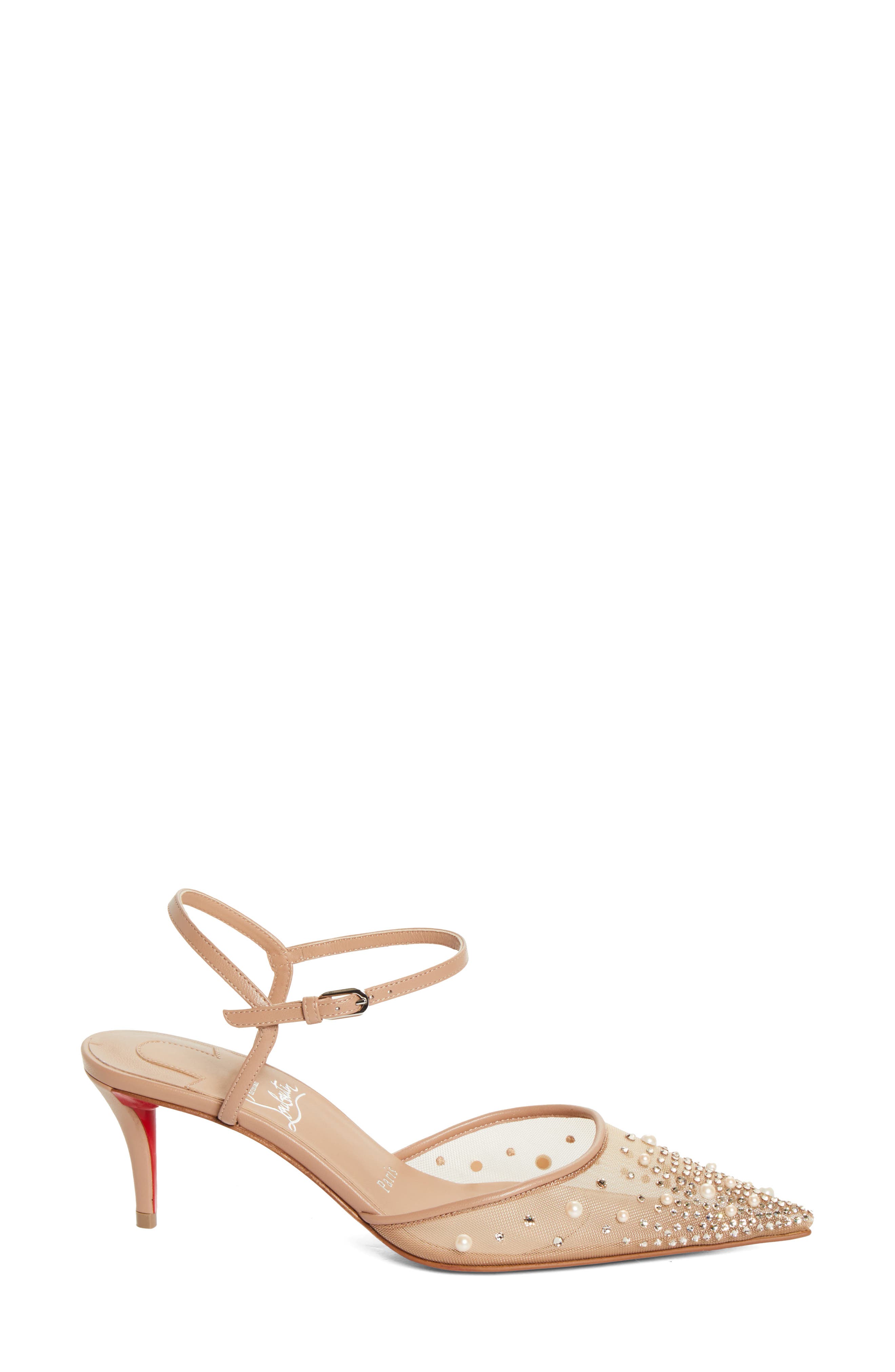 Christian Louboutin Miss Z Riviera Pump, Alternate, color, Blush/ Blush