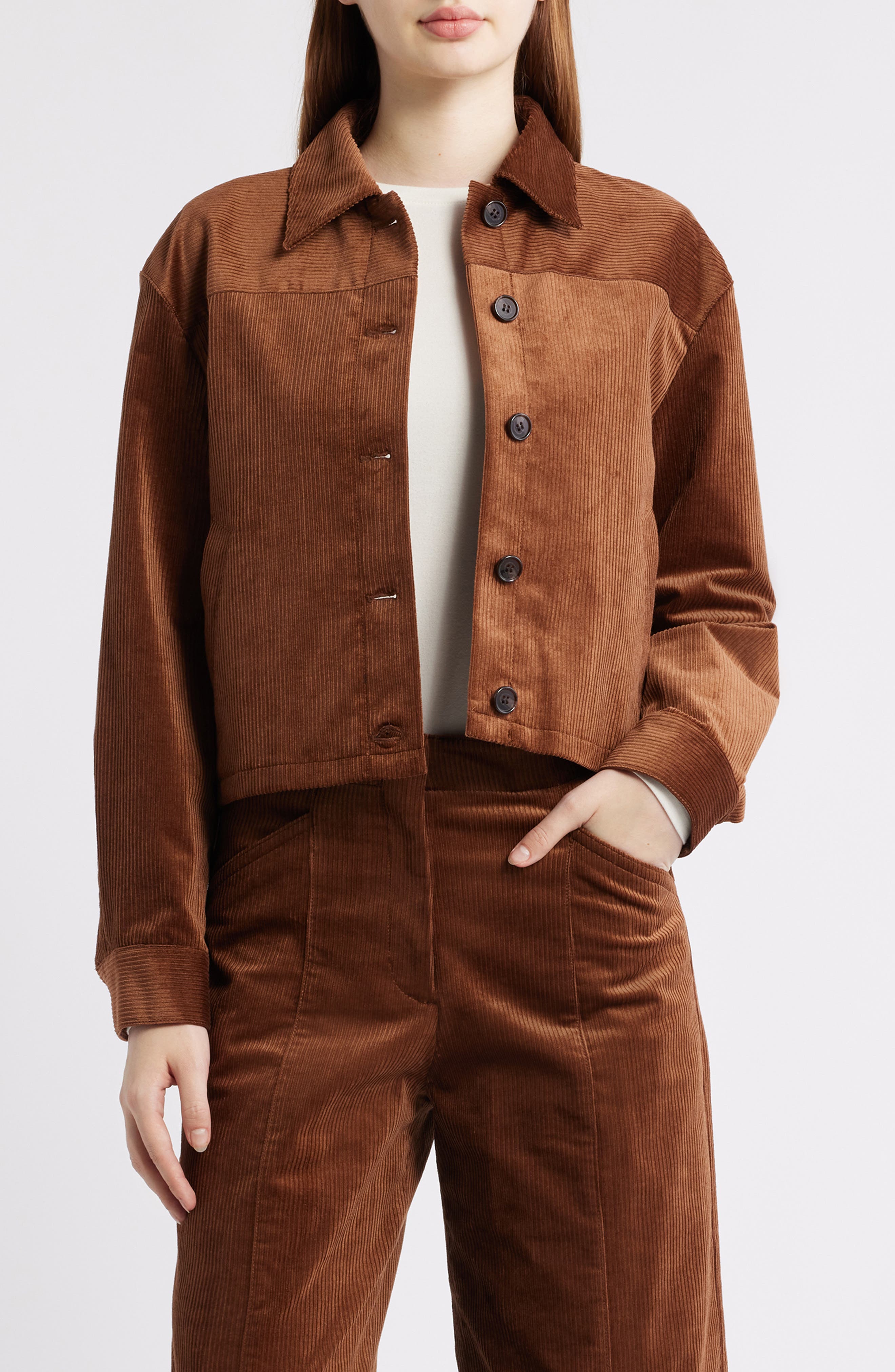 Theory Jones Corduroy Shirt Jacket