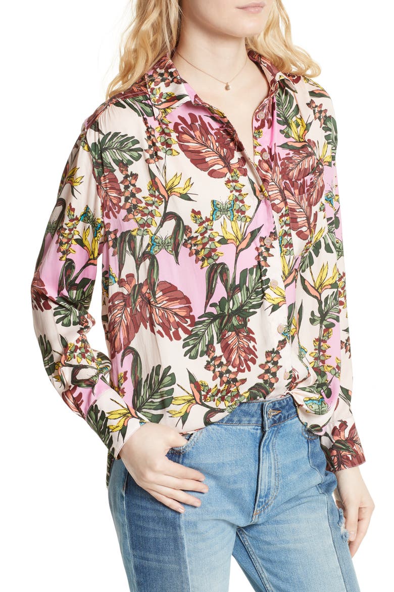 Under the Palms Shirt, Alternate, color, IVORY