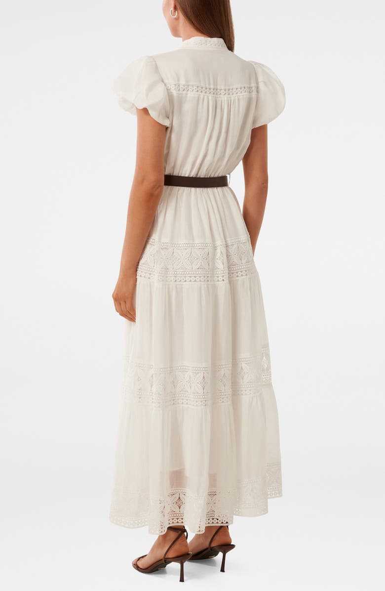 Ever New Amy Floral Lace Inset Belted Maxi Dress, Alternate, color, 