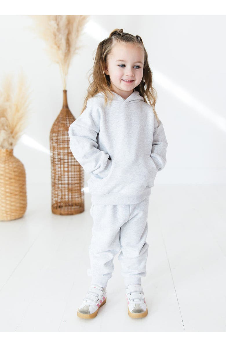 Charlie Lou Baby<sup>®</sup> Organic Cotton Hoodie & Jogger Set | Gray, Alternate, color, 