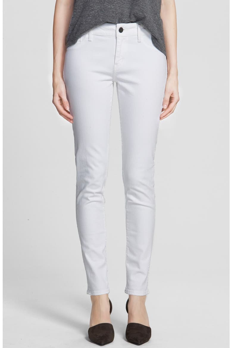 Treasure&Bond Skinny Jeans, Main, color, WHITE DENIM