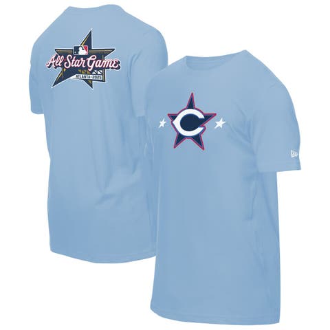 Men's New Era Light Blue Cincinnati Reds 2025 MLB All-Star Game Workout T-Shirt