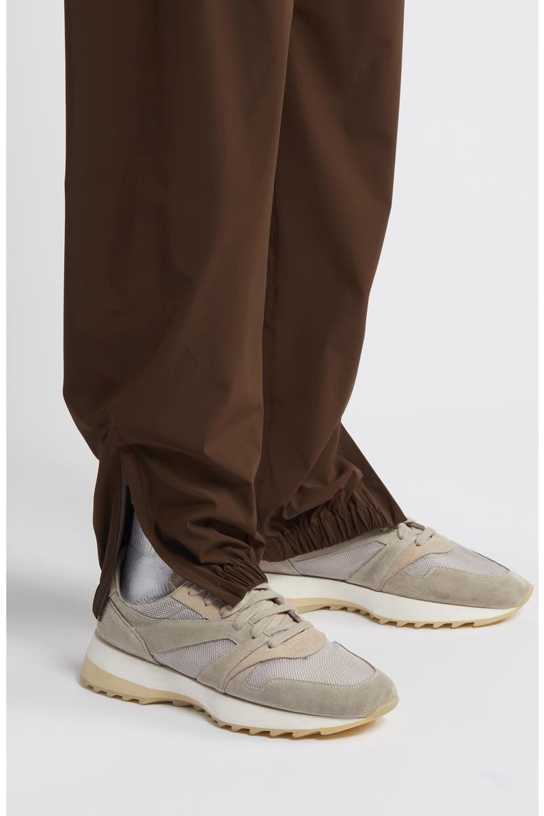 Stretch Nylon Track Pants, Alternate, color, WOOD
