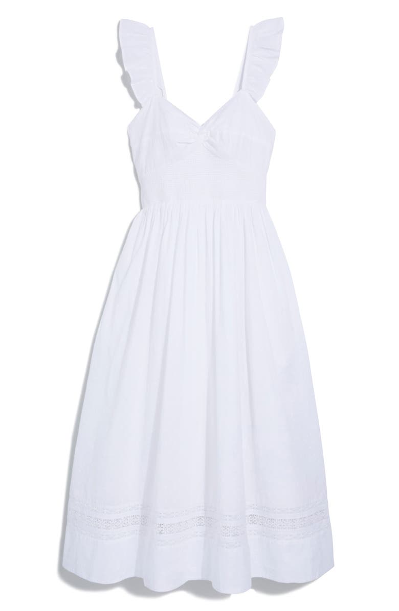 vineyard vines Ariana Clip Dot Cotton Maxi Dress, Alternate, color, 