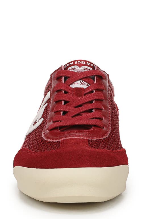 Sam Edelman Ivey Mesh Sneaker In Red