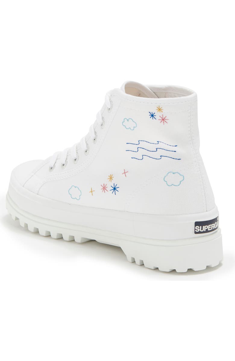 Superga 2341 Alpina Embroidered High Top Sneaker, Alternate, color,